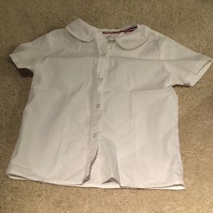 Peter pan collar button up